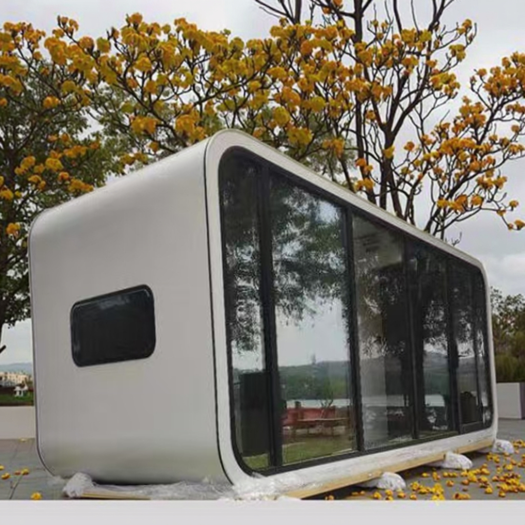Waterproof Prefab Tiny Container House Made China Movable Office Cabin for Hotels Unused Land Wooden Houses for Villas Steel
