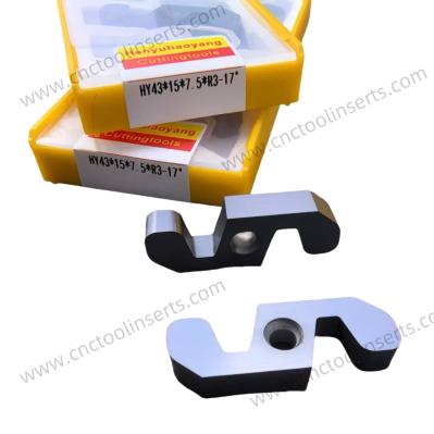 Insert de coupe en volute CNC HY43X15X7.5XR3-17° – Outil d'usinage haute résistance