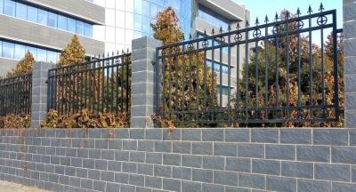 OEM Wrought Iron Balcony Railing Hot Dip Galvanize Powder Coating Finish