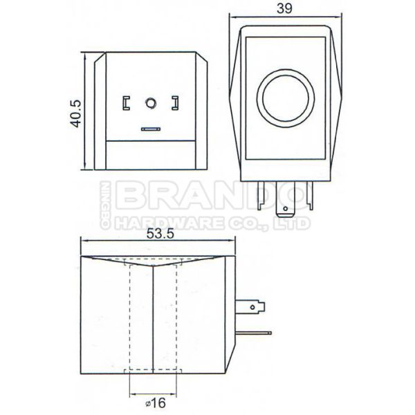 Plongeur normalement ouvert 1