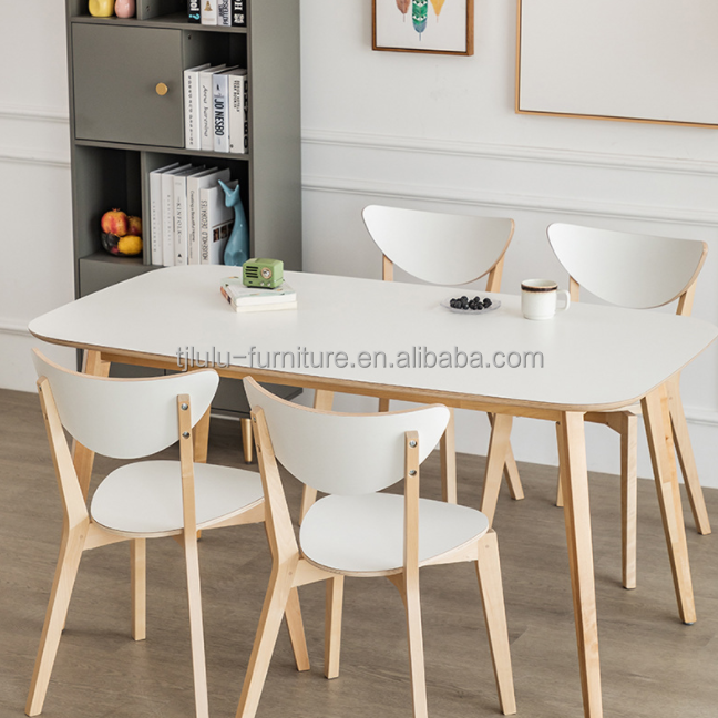 400kg Weight Limit Wood Dining Chair for Solid Wood Modern Restaurant Furniture