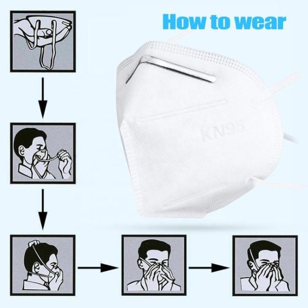 Hospital Disposable Surgical Masks , White Unisex Disposable N95 Mask