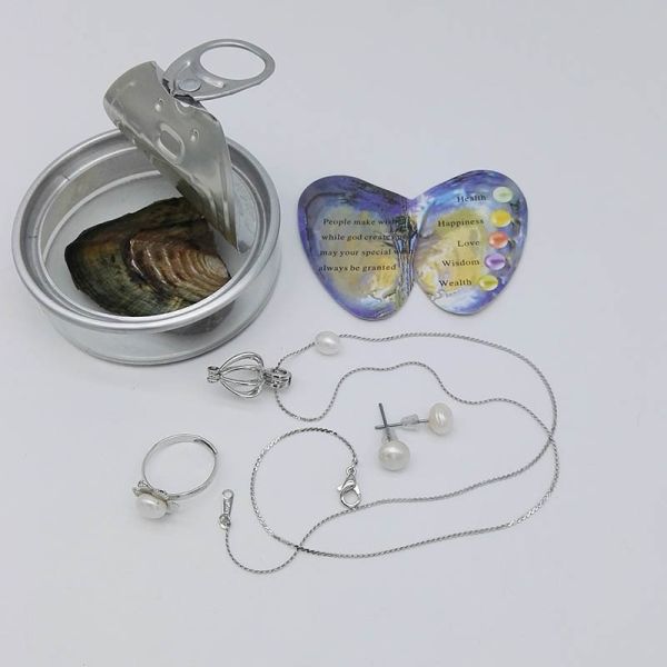 Promotion Gifts Love Pearl 3PCS included Chain Necklace with one Drop Pendant , Ring , Earrings