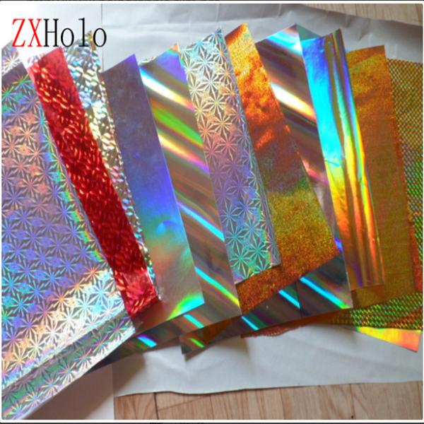 Recyclable Metallized Holographic Paper Sheets / Roll Customized Environment Friendly