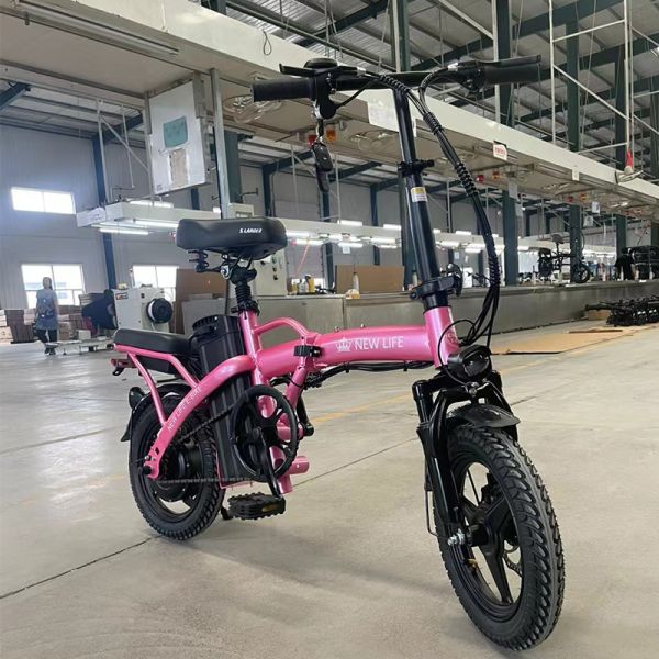 Down Tube Battery 14-Inch Folding Electric Bike 48v 14.5ah Long Endurance Electric Bike 400w Mini Electric Bike