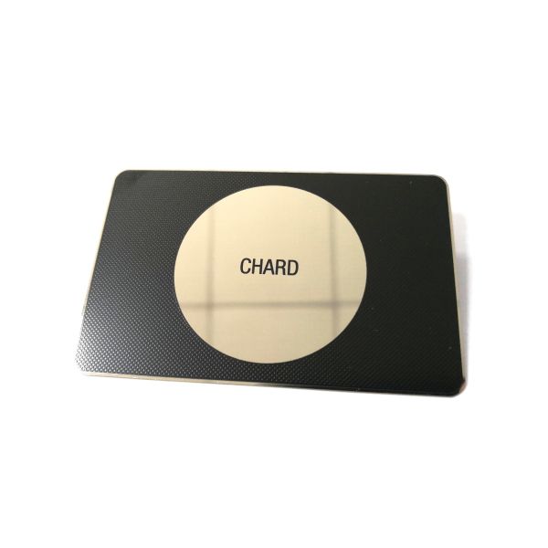 Tarjetas de visita del espejo/tarjeta brillantes de plata del metal de la aguafuerte del supermercado