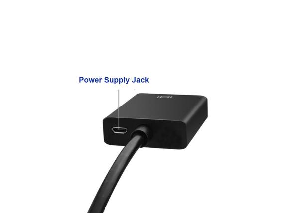 computador 1080P à tevê 170mm VGA ao cabo do adaptador de HDMI