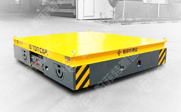 Steerable Molten Metal Transfer Cart Electric Trackless Motorized