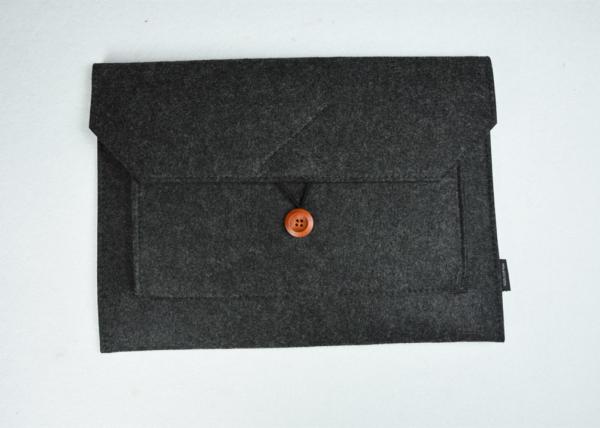 Tablet Sleeve Case Felt Laptop Bag With Zip Pocket Handbag For IPad Pro 12.9''