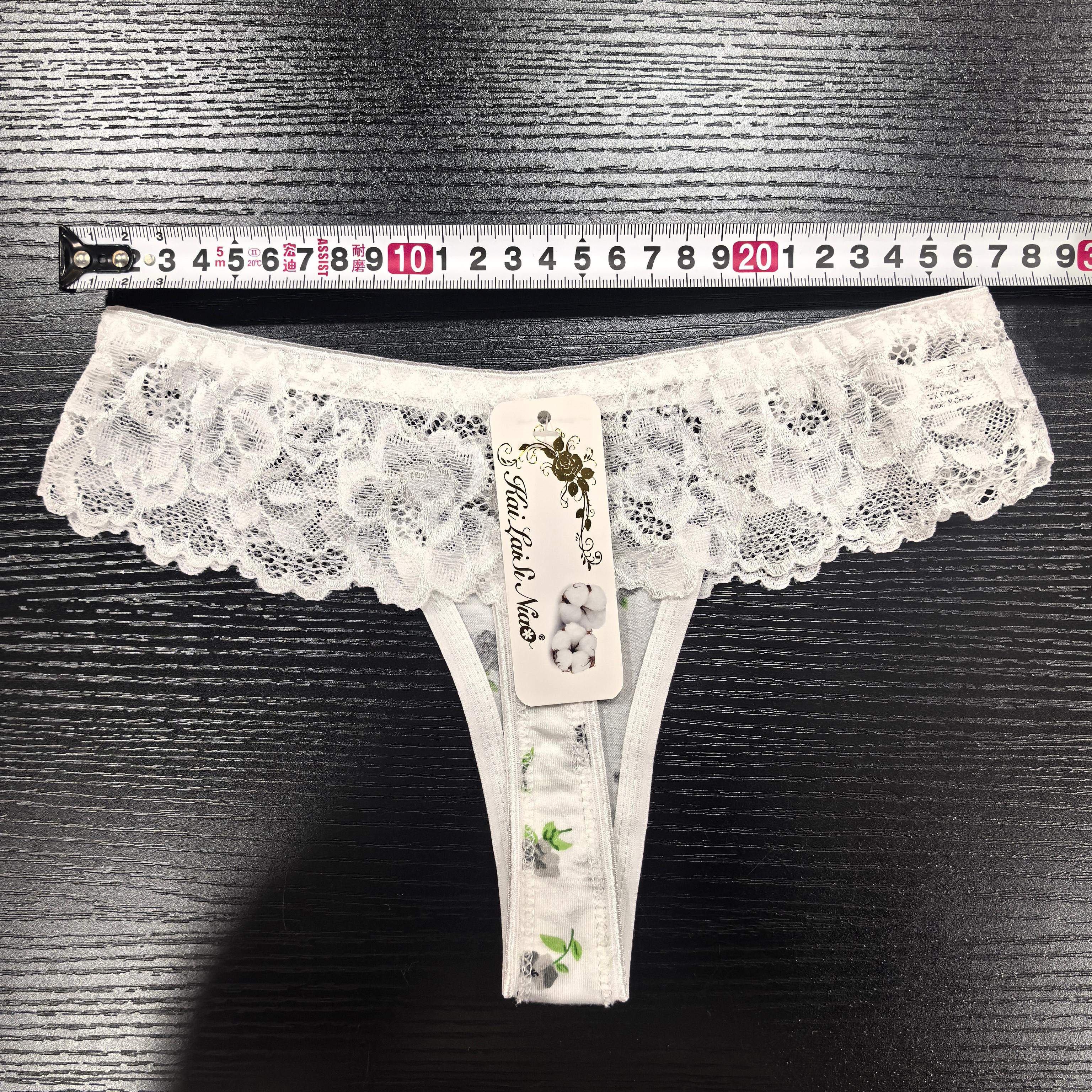 New Arrival Women Thongs G-String Printing Flowers Thong Panties Women Wholesale Underwear Ladies