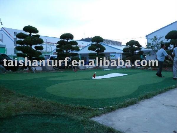 Green Dtex 12000 Astroturf Quadrados com CPP PP Backing