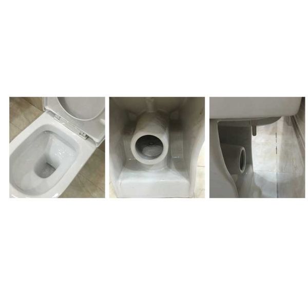 Туалет Вашдаун ванной комнаты европейский, пол - установленный двухкусочный керамический туалет