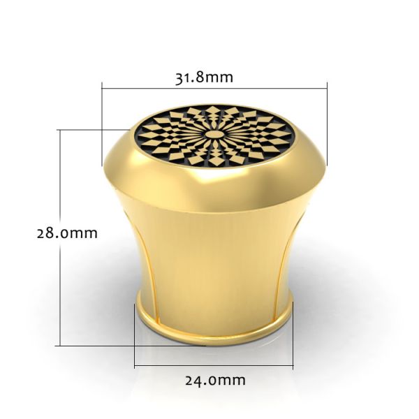 SGS Non Spill Die Casting FEA 15 Zamak Perfume Caps