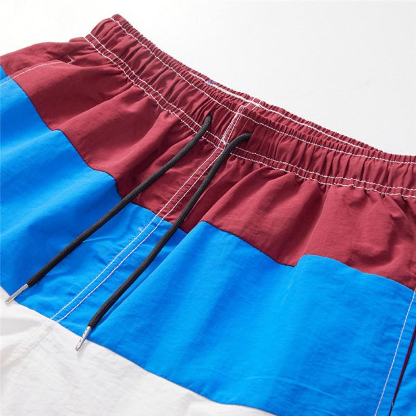 Customized Quick Drying Mens XXL Golf Shorts Color Block Swim Shorts OEM