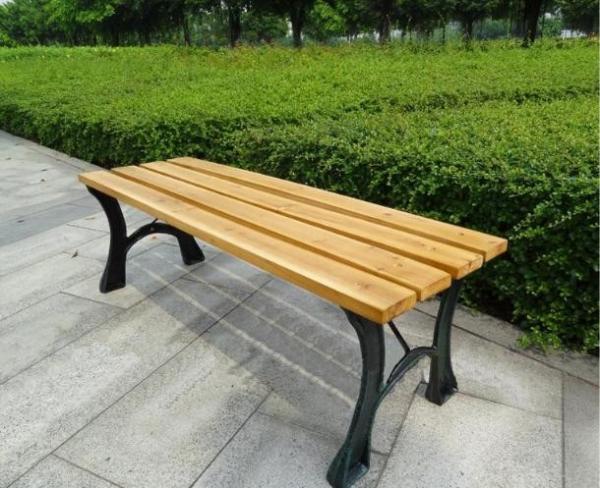 China outdoor park chair wood long chair park beach garden long chair 101