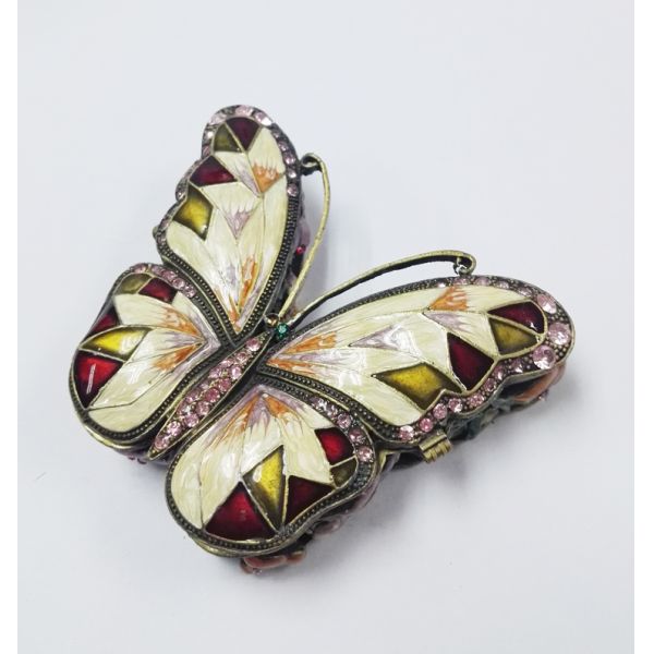 Metal Butterfly Jewelry Box butterfly shape metal jewelry box for ladies gift