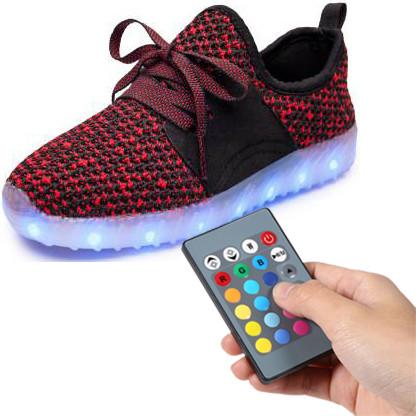 Bluetooth Remote Control LED Shoes Colorful For Music Festival Raving
