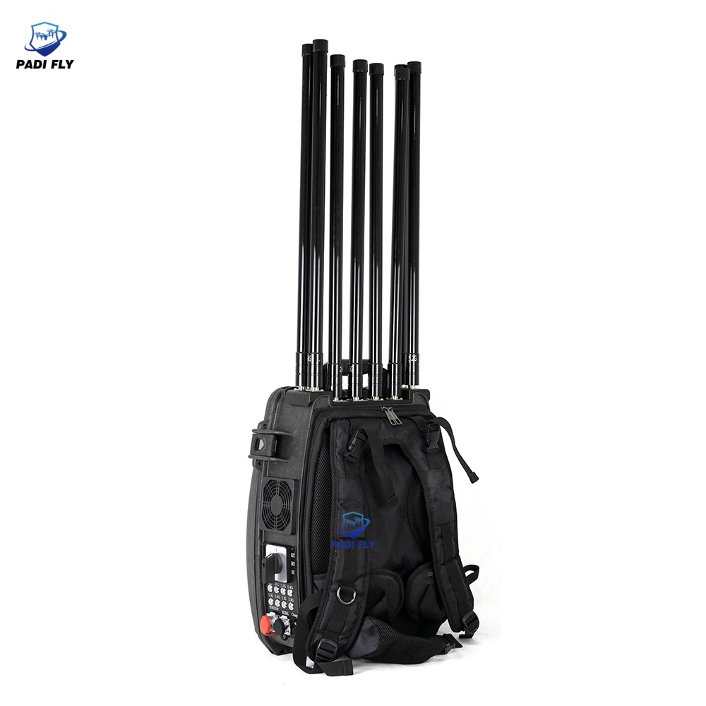 8 Band 10-Channel 500W High Power Backpack Anti-Fpv Uav Jammer