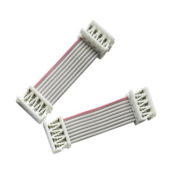 Passo liso Grey Color do comprimento 2.54mm 1.27mm dos cabos de fita UL2651 15cm