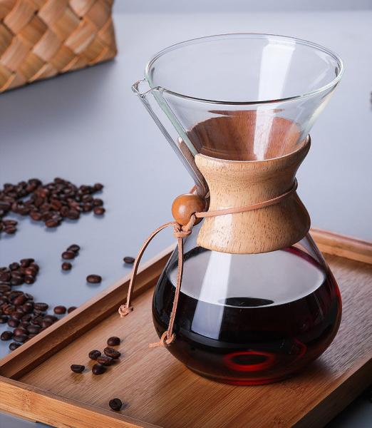 Custom Pour Over Coffee Pot Carafe 1000ml 34oz Coffee Dripper Brewer Pot