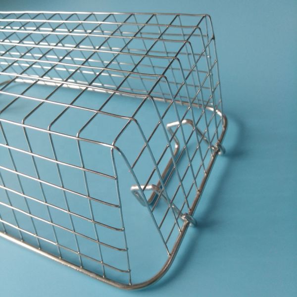 Home Wire Mesh Basket , 304 316L Stainless Steel Fruit Storage Basket