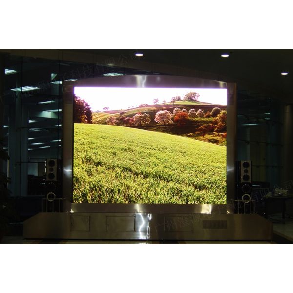 Affichage à paroi en aluminium en fonte à LED à l'intérieur en couleur P5 haute définition