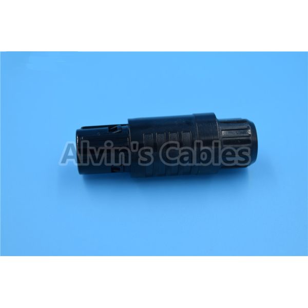 Medical 8 Pin Plastic Electrical Connectors Quick Push Pull Self Locking System