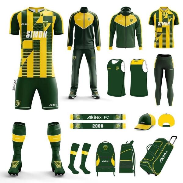                  New Design Wholesale Soccer Uniform Quick Dry High Quality Soccer Jersey of Sportswea             
