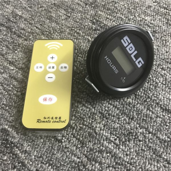 SDLG Excavator Cab Interior Remote Hour Meter For LG660 LG685 / LG6135 LG6225E/LG6330