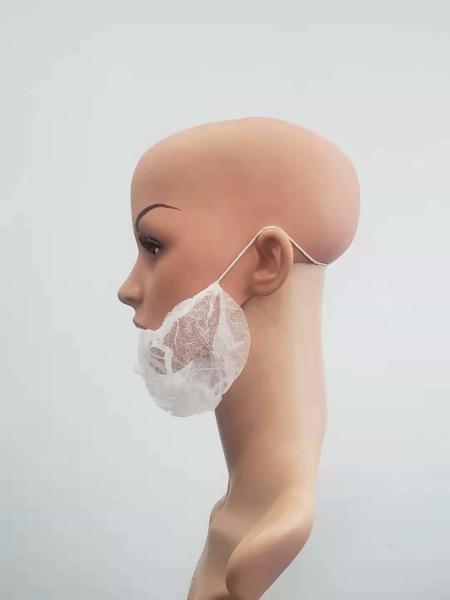 Manufacturer Disposable PP Nonwoven Beard Cover Beard Protecting Net Beard Guard Covers used in food industry health care
