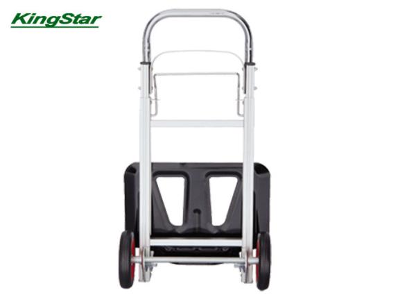Heavy Duty Folding Sack Barrow , Aluminium Plastic Stair Climbing Sack Truck Trolley