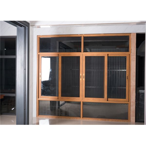 Energy Saving Aluminum Casement Windows Indoor And Outdoor Flush Design