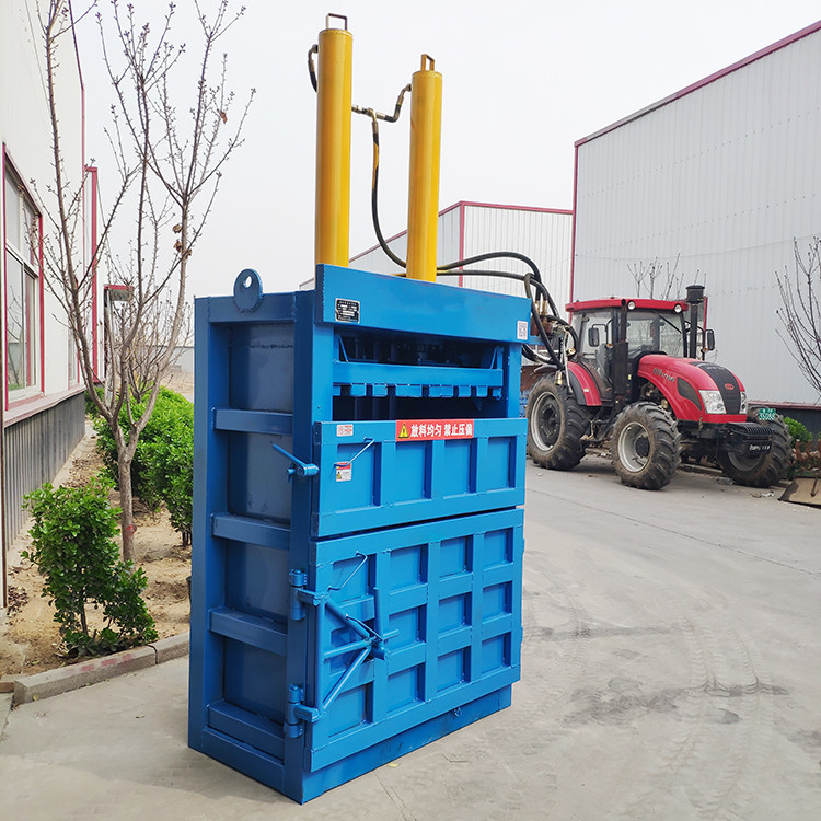 380V 2.2kW Waste Vertical Paper Baler Safety with 350kg Weight