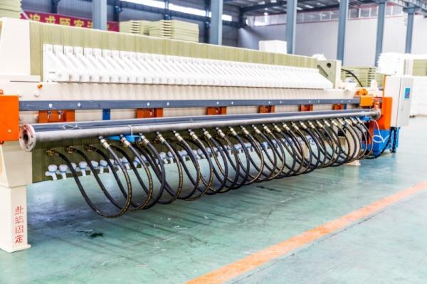 High Pressure Membrane Filter Press Dewatering Distiller Grains Draining