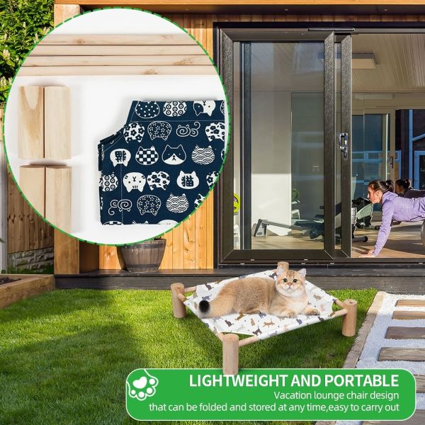 Sublimation Blank Cat Hammock Custom Wooden Pet Bed Pet Sublimation Blanks