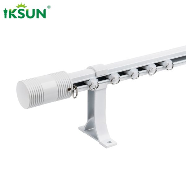 Manufacturer Aluminum Alloy Roman Rod Custom Material Window Curtain Poles For Windows