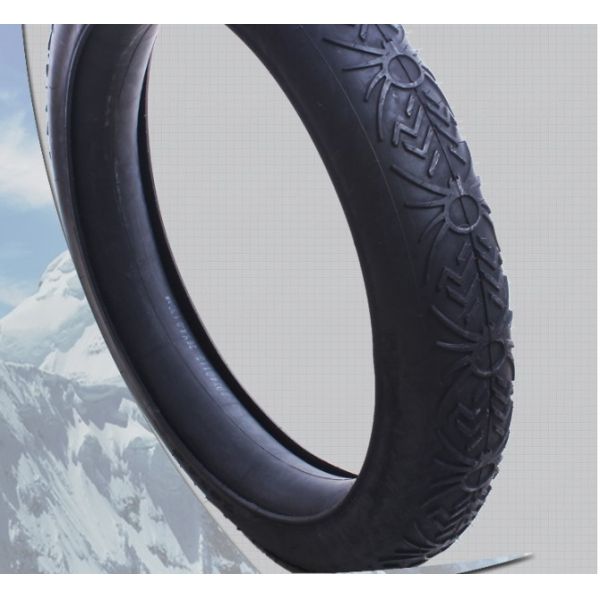 20x4.0 Snow Bike Black Fat Tire Beach Bike Rubber Outer Tires for 12-20inches and 2 kg