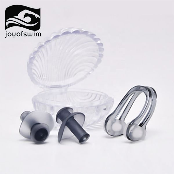 Able to Float Silicone Free Diving Swimming Nose Clips 3 Layer Earplugs Surf Ear Plugs