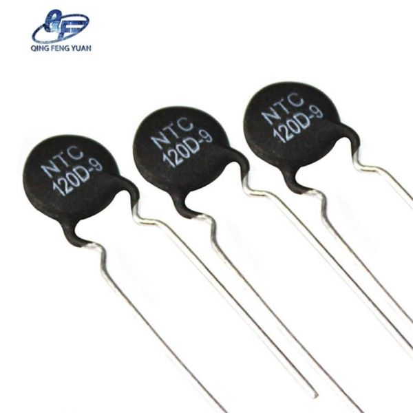 Preço baixo Fábrica de termistores NTC 100 Ohm 120 Ohm 9Mm Resistores térmicos de temperatura