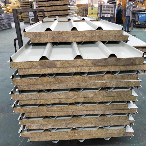 soundproof 50mm rock wool sandwich clean room panel with 0.426mm