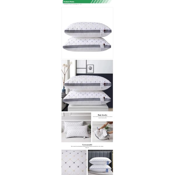 Memory Foam White Quilted Elastic Soft Living Room Mesh Pillow for Home Decor Sofa Cushion