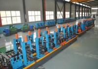 ERW Round Carbon Steel Pipe Making Machine With Worm Adjustment High Precision
