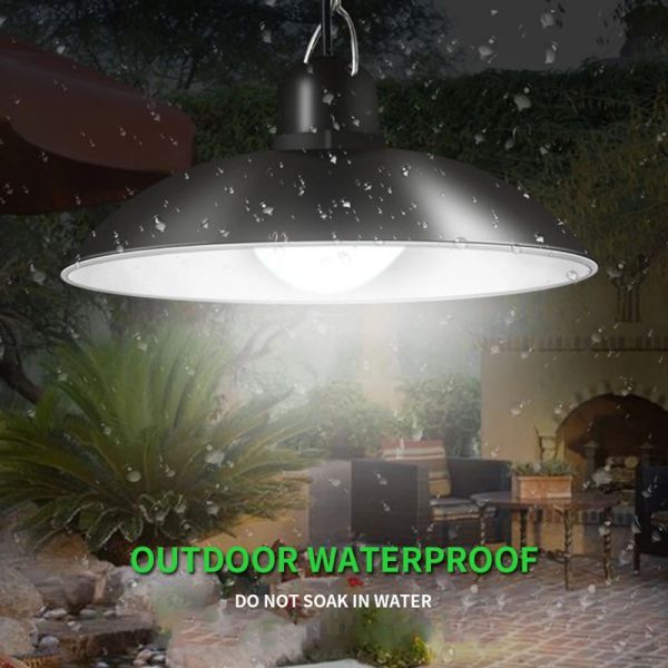 Big Solar Panel Indoor Remote Control Solar Power Ceiling Light for Modern Homes