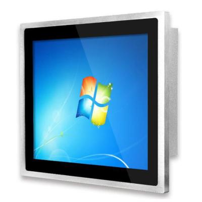 Display à prova d'água de 17 polegadas, de grau industrial, de quadro aberto, capacitivo, touch screen, monitor de alto brilho 12V, 24V