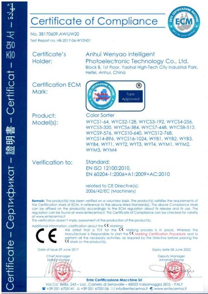 Multifunction Intelligent Automatic 3 Chutes Optical White Black Pepper Color Sorting Machine