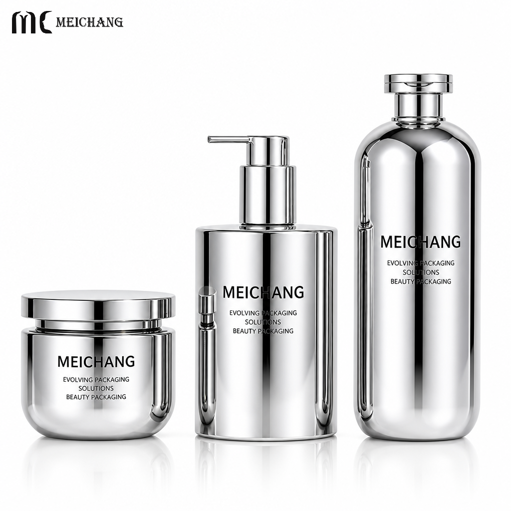 250/400/500ml Refillable PE Hair Care Packaging Set – Cylindrical Pump Bottle & Wide-Mouth Hair Mask Jar(MC-335)
