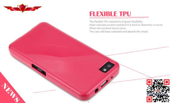 Fashion Design Brand New PU Cover Case For Blackberry Z10 Soft And Durable Multi Color