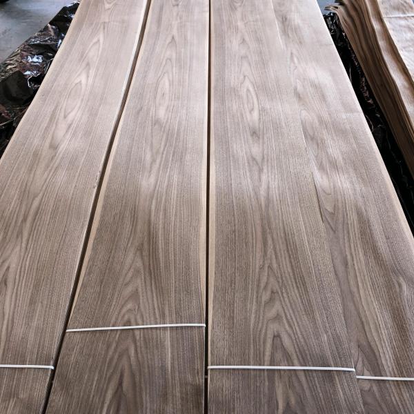 American Walnut Wood Veneer Flat Cut 0.45mm For Wallcovering