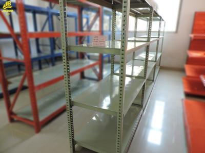 White Colour Assembly Structure Warehouse Metal Storage Racks 0.6M Depth Q235