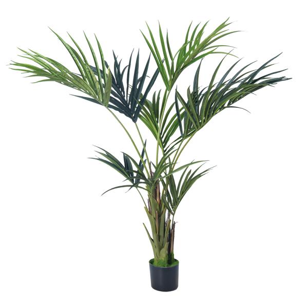 Lifelike Artificial Indoor Palm Trees Plants​ Areca Palm, Lifelike Floor Decor For Home & Office